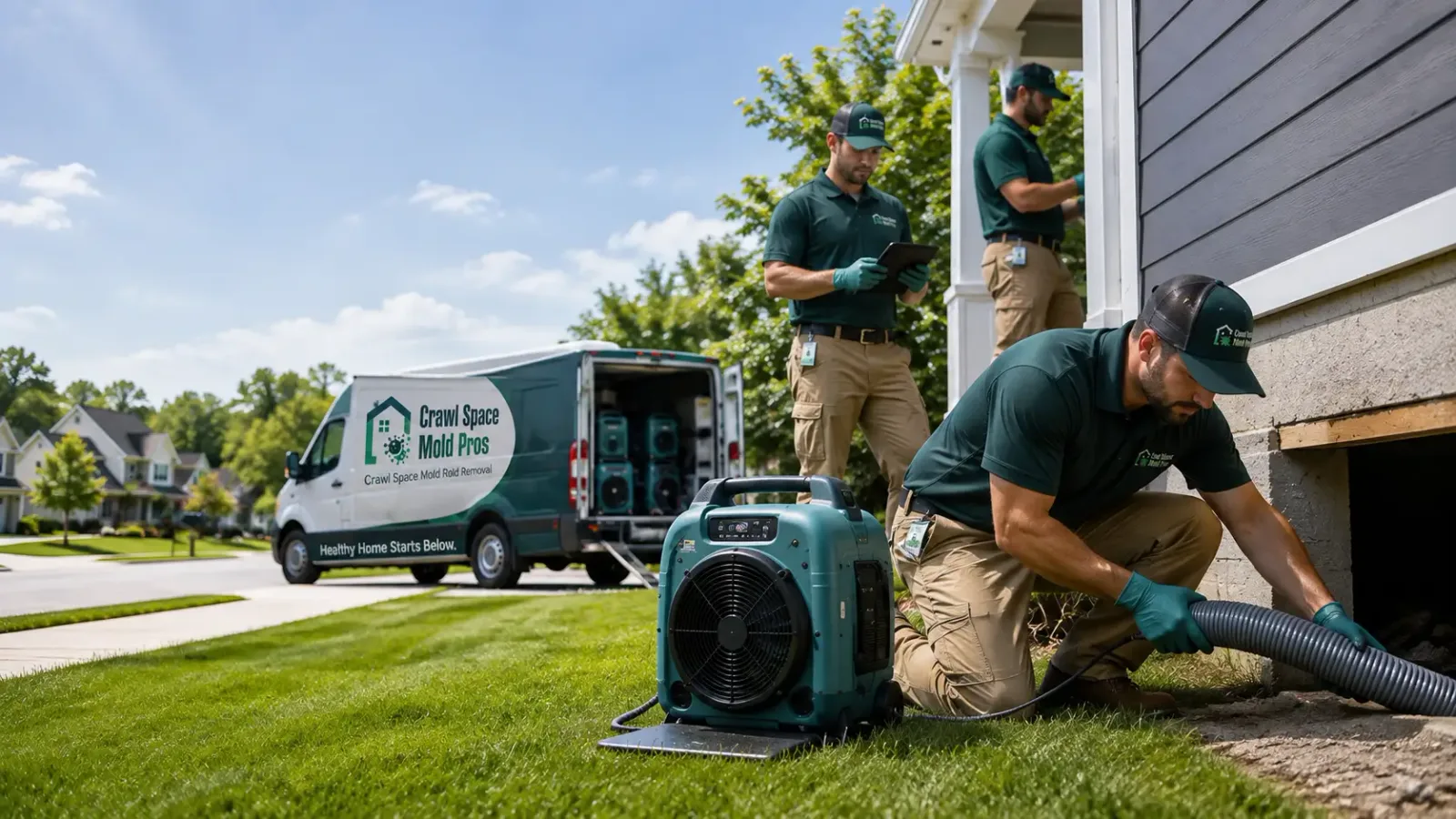 Crawl Space Mold Removal in Irwin, PA